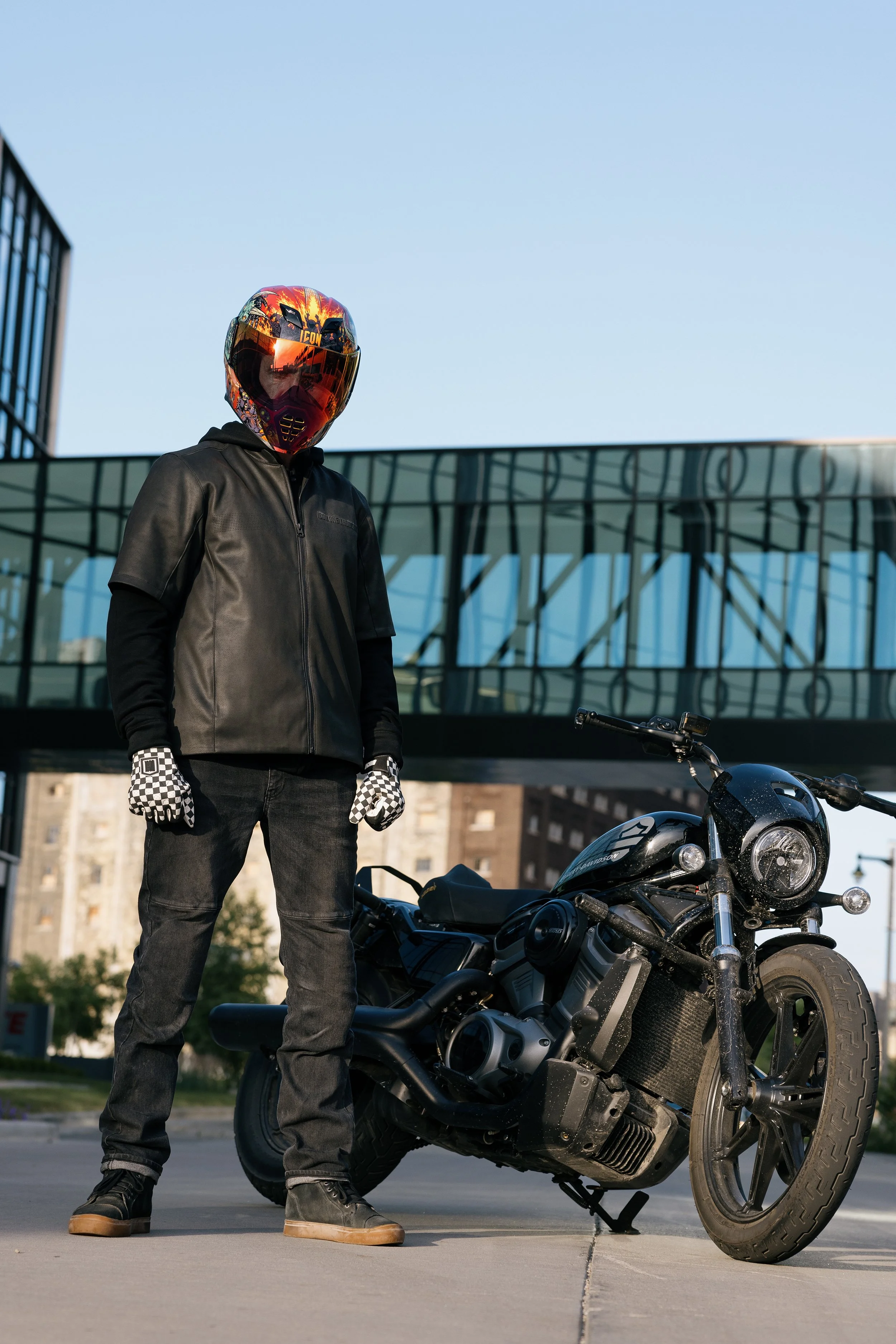 Men's Short Track Jacket — Ride Icon